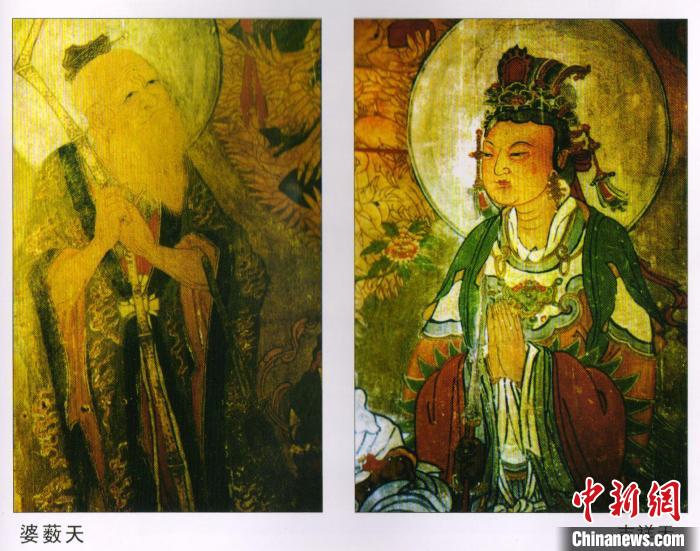 崇福寺壁画。崇福寺文管所供图